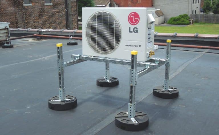 Mini Split Condenser Stand | Rooftop Support Systems