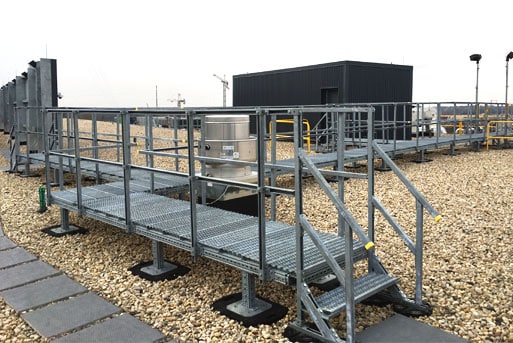Rooftop Support Systems Application Shot