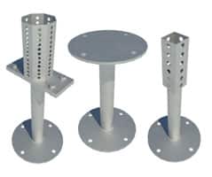 Direct Roof Mount Base for Rooftop Support Systems