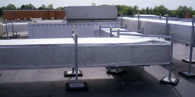 Roof Duct Support | RTS | Rooftop Support Systems | a Division of Eberl Iron Works, Inc. | Buffalo, NY