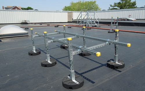 mini split support Eberl Rooftop Support Systems Division