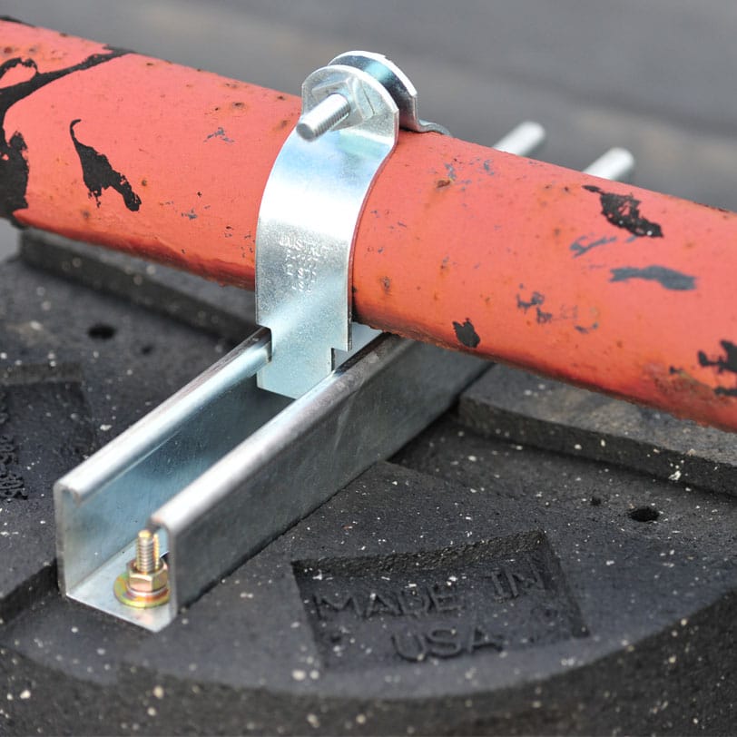 Rooftop Support Systems Pipe Clamp Accessory