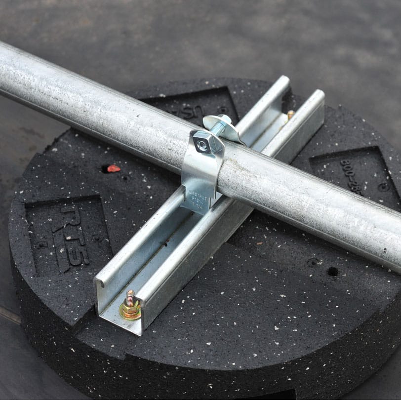 Rooftop Support Systems Pipe Clamp Accessory