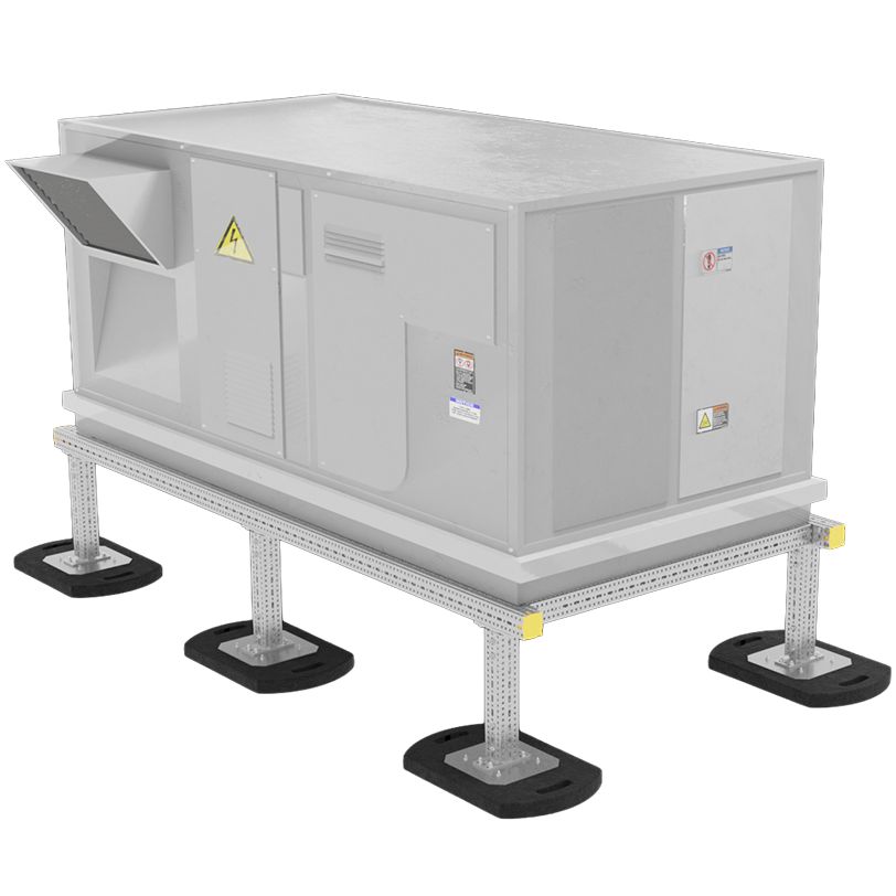 Hvac Rack Support Air Conditioning Unit Stands for Roofs - Rooftop Support Systems
