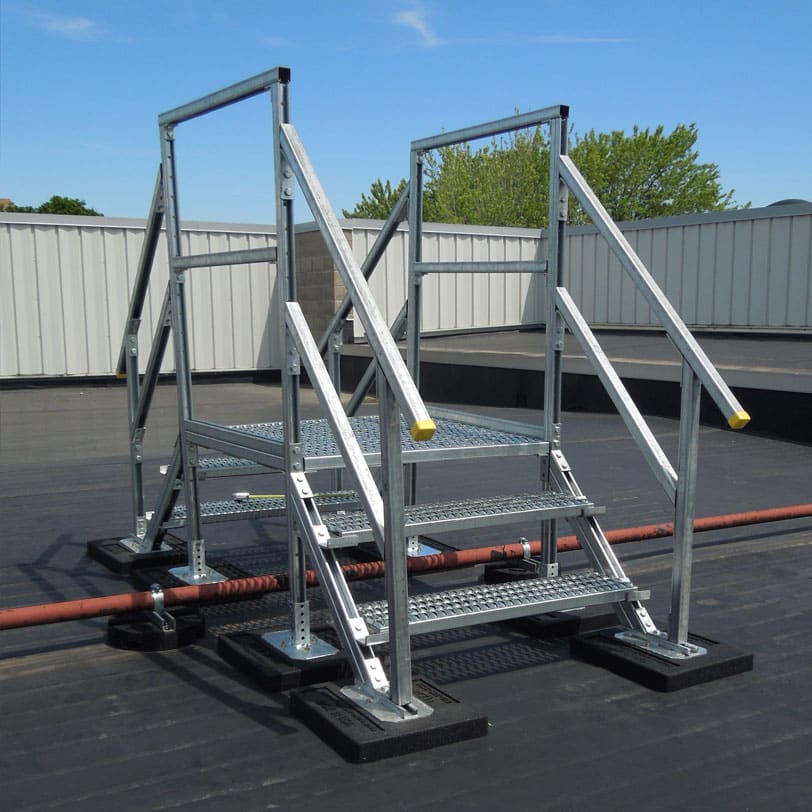 RTSCOW Crossover Roof Stairs | RTS | Rooftop Support Systems | a Division of Eberl Iron Works, Inc. | Buffalo, NY