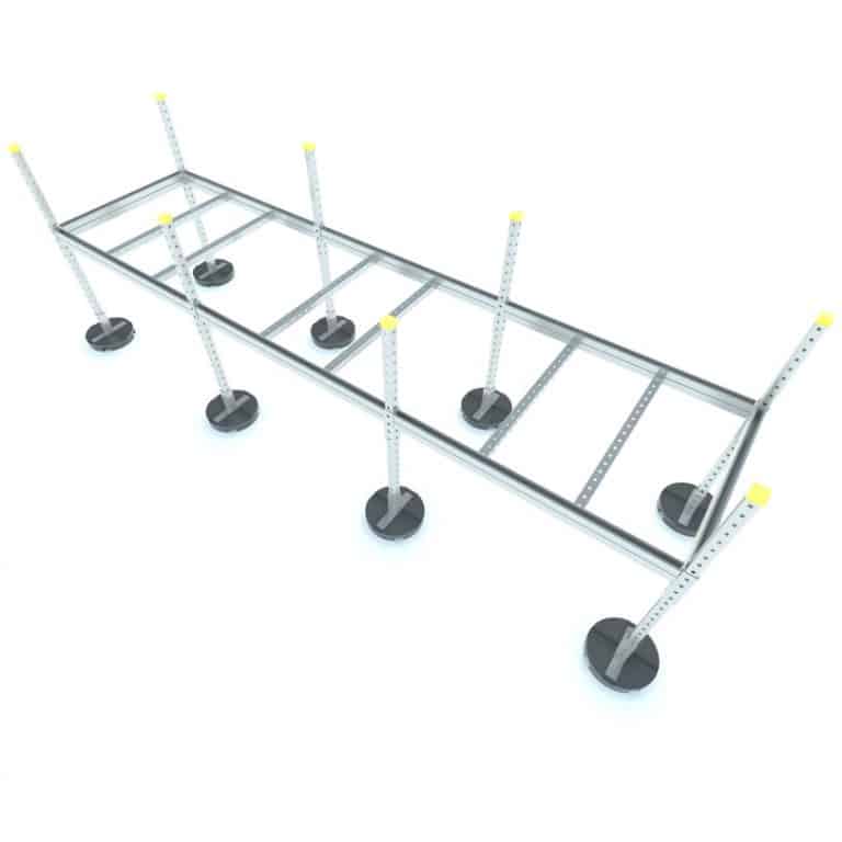 RTSEQLDF Light Duty Condenser Unit Support Rooftop Support Systems