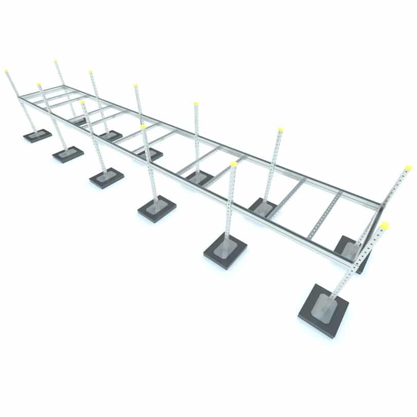 Rtseq Ldf Light Duty Condenser Unit Support Rooftop Support Systems 