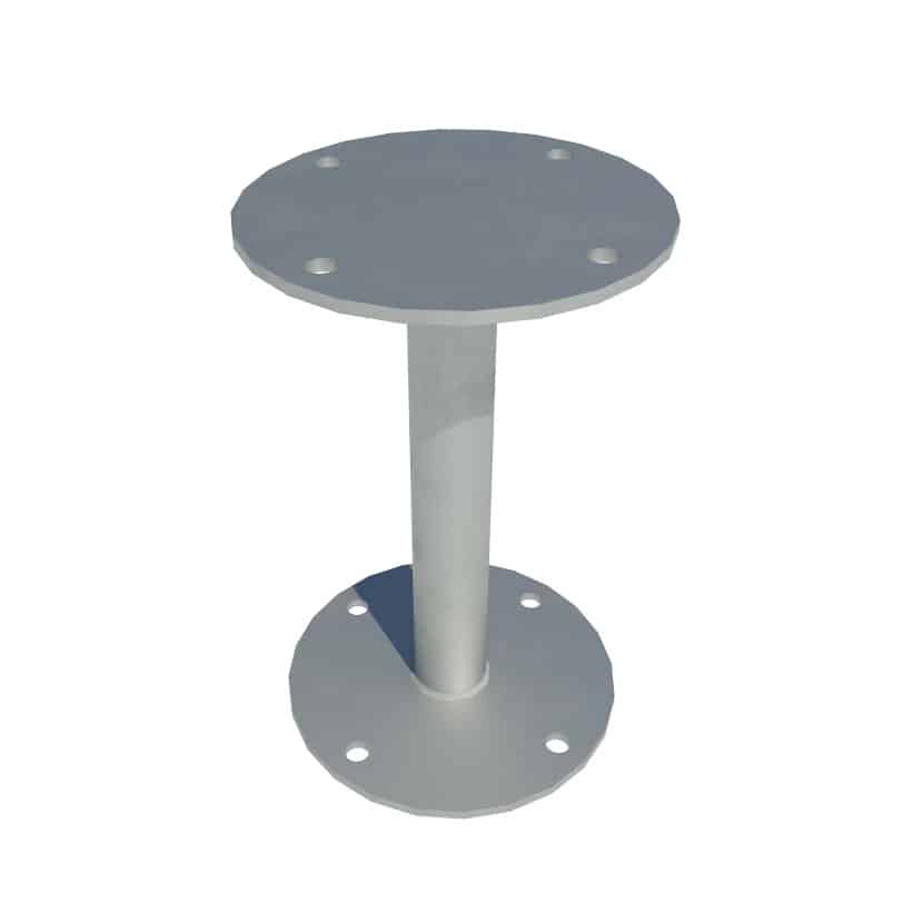 RTSSPBWIND - direct mount tie down base Eberl Rooftop Support Systems Division