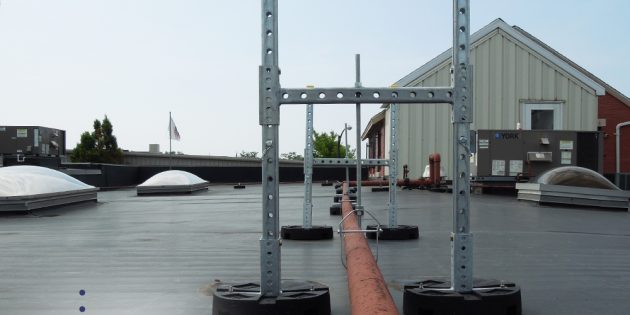 Roof Pipe Support | RTS | Rooftop Support Systems | a Division of Eberl Iron Works, Inc. | Buffalo, NY