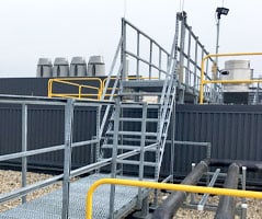 Roof Stairs, Crossover Stairs for Rooftop Applications Eberl Rooftop Support Systems Division