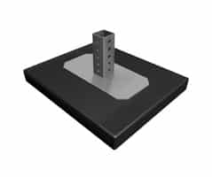 Rubber Base Supports for Rooftop Application | RTS | Rooftop Support Systems | a Division of Eberl Iron Works, Inc. | Buffalo, NY