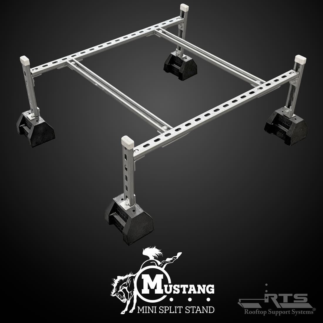 Mustang Mini Split Stand | Mini Split Condenser Stand | Rooftop Support Systems | Buffalo NY | USA