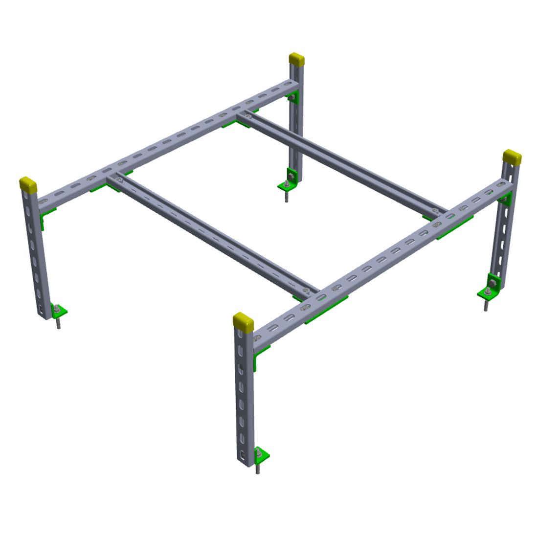 Mustang Mini Split Stand \ Direct Mount Option | Mini Split Condenser Stand | Rooftop Support Systems | Buffalo NY | USA