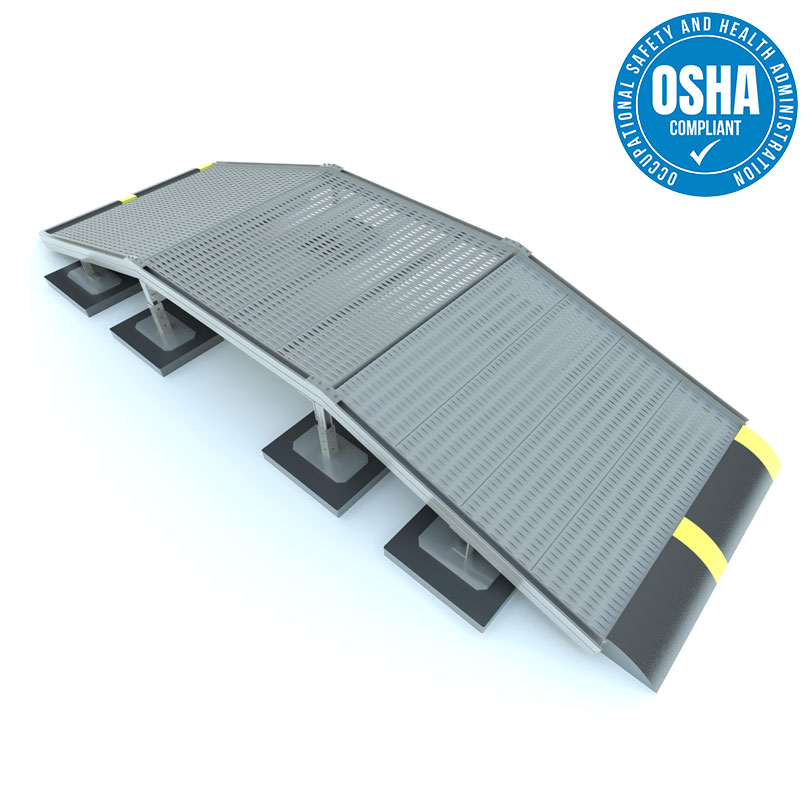 Crossover Roof Ramp | OSHA Compliant | Rooftop Support Systems | RTS | a Division of Eberl Iron Works, Inc. | Buffalo, NY
