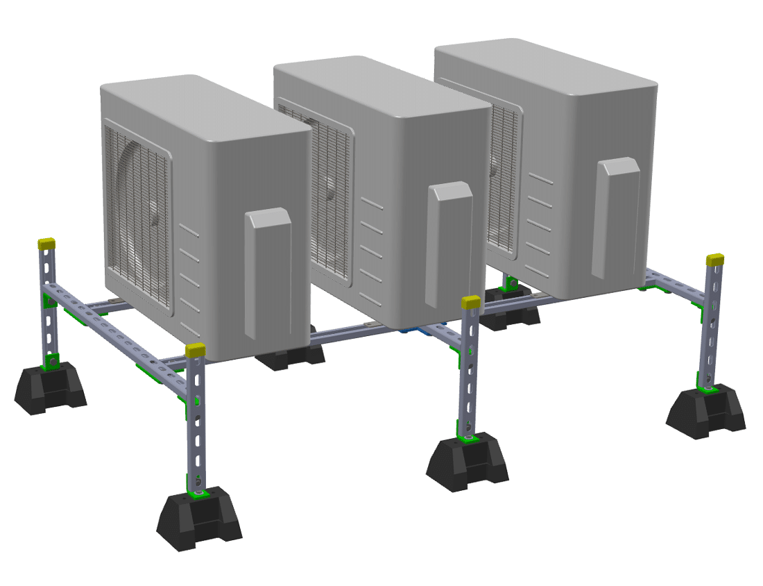 Brand New! Mustang Condenser Stand | Rooftop Support Systems