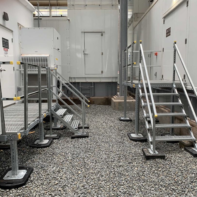 Roof Access Platforms | OSHA Compliant | Rooftop Support Systems | RTS | a Division of Eberl Iron Works, Inc. | Buffalo, NY