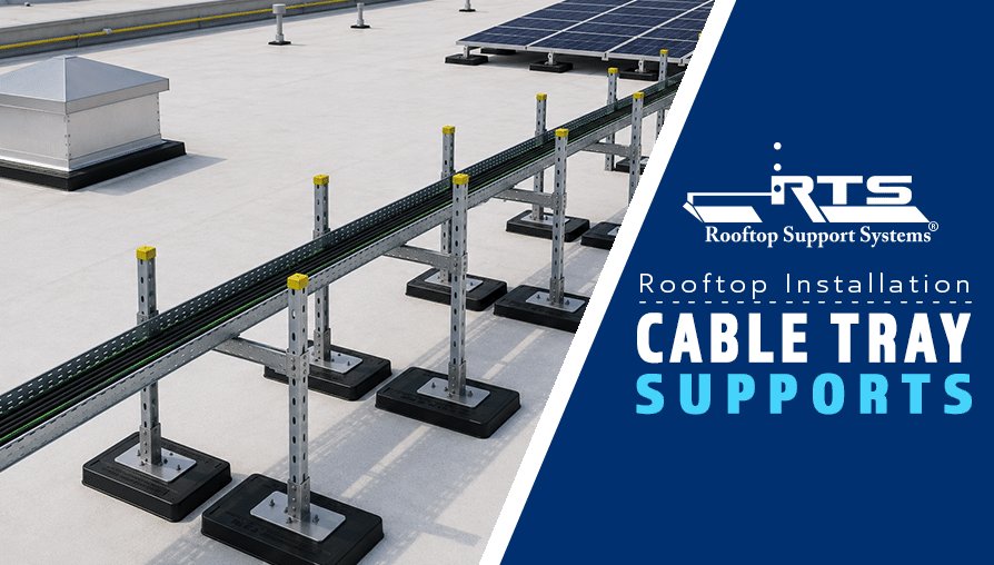 Rooftop Cable Tray Support | Cable Tray Supports | RTS | Rooftop Support Systems | a Division of Eberl Iron Works, Inc. | Buffalo, NY USA