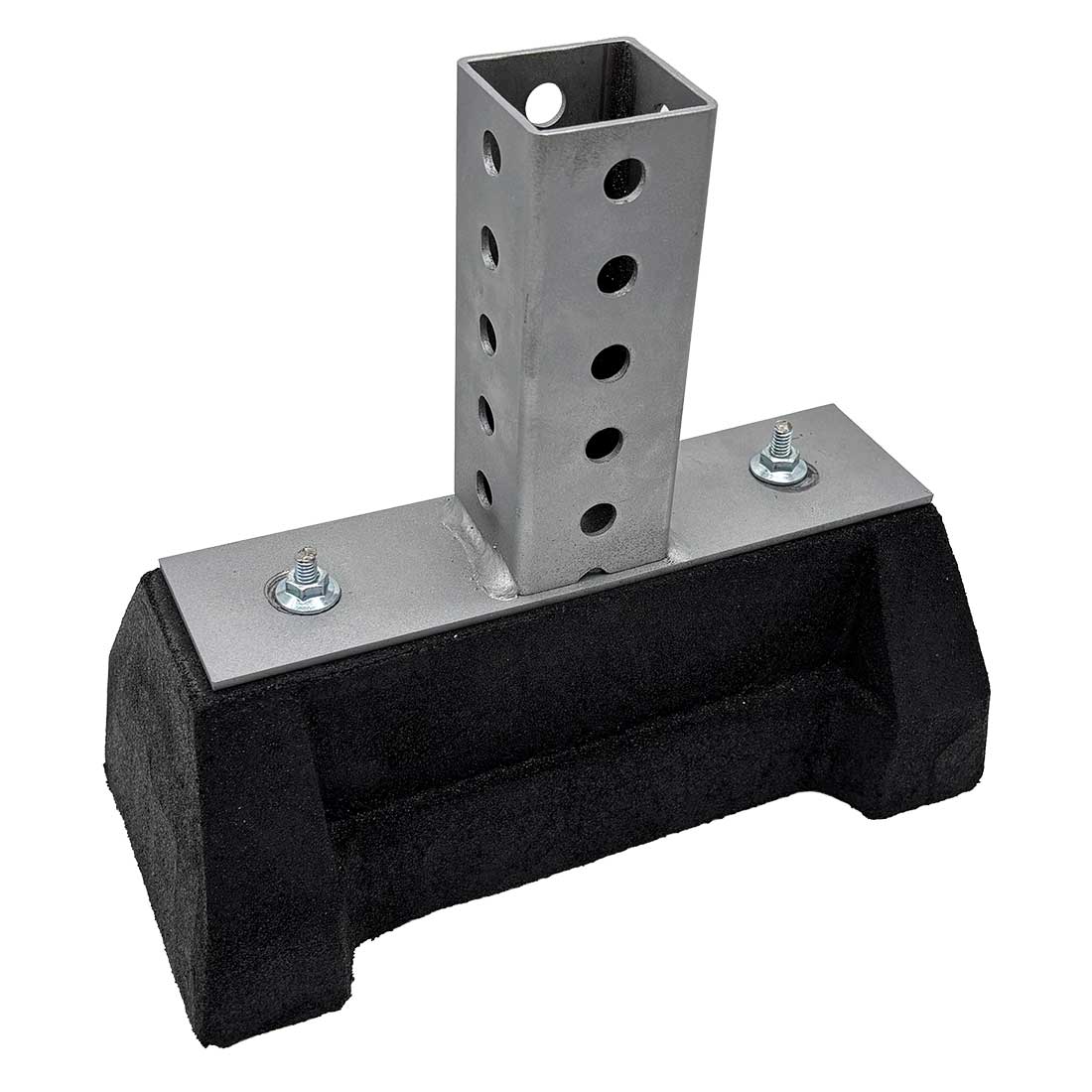 The MULE RTSBLOK-F11 Square Tube-Mounted Rubber Roofing Curbs | Rooftop Pipe Support Blocks | Roof Pipe Supports | Rooftop Support Systems Buffalo NY USA